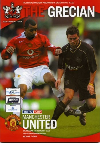 Exeter City FC v Manchester United FC